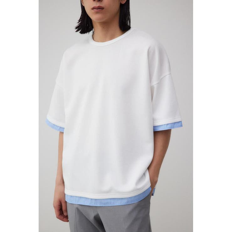WHT | ダンボールシャツレイヤードトップス | AZUL BY MOUSSY