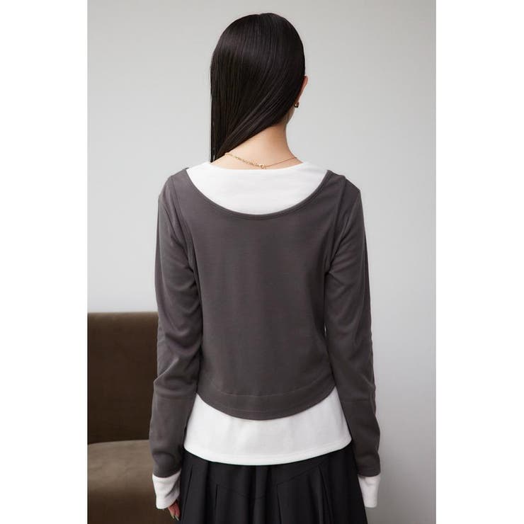 フェイクレイヤードカットロンT | AZUL BY MOUSSY | 詳細画像30 