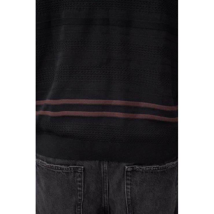 編地変化長袖ニットポロ | AZUL BY MOUSSY | 詳細画像24 