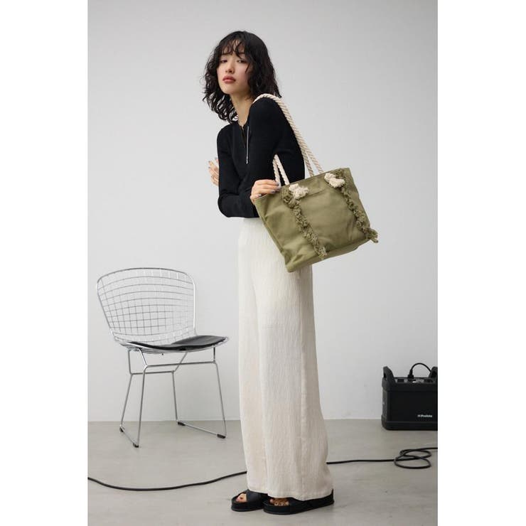 サイドフリンジキャンバストートバッグ | AZUL BY MOUSSY | 詳細画像22 