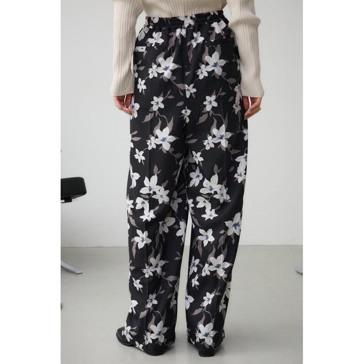 フラワープリントイージーワイドパンツ | AZUL BY MOUSSY | 詳細画像7 