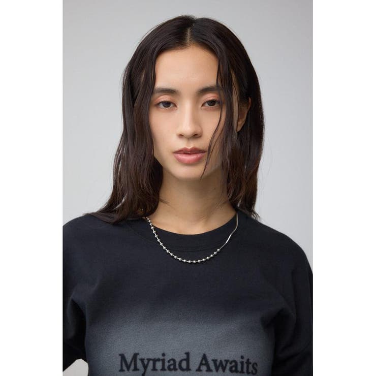 グラデーションロゴルーズロングTシャツ | AZUL BY MOUSSY | 詳細画像13 