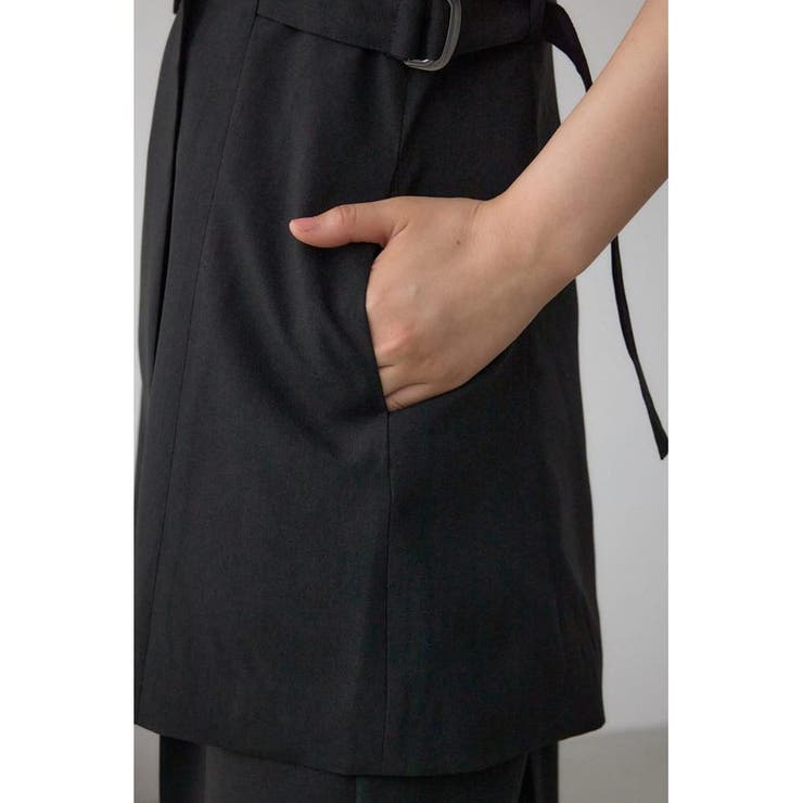 イージーケアリネンライクジレ | AZUL BY MOUSSY | 詳細画像13 