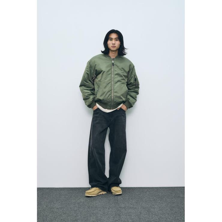 袖柄切り替えMA-1 | AZUL BY MOUSSY | 詳細画像23 