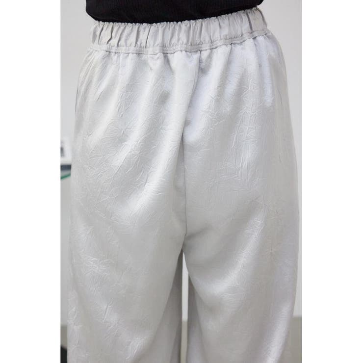 シャイニーリラックスワイドパンツ | AZUL BY MOUSSY | 詳細画像21 