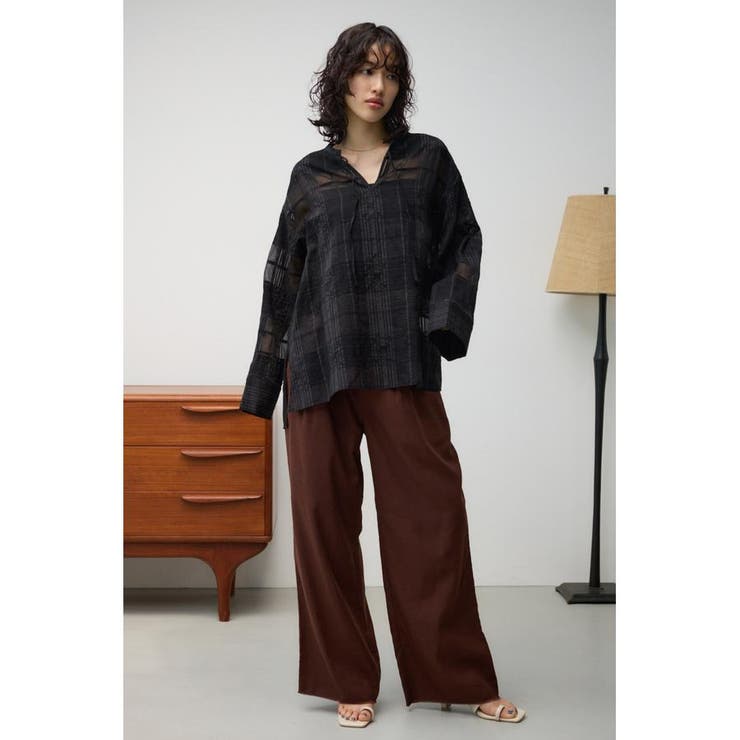 シアースキッパーブラウス | AZUL BY MOUSSY | 詳細画像14 