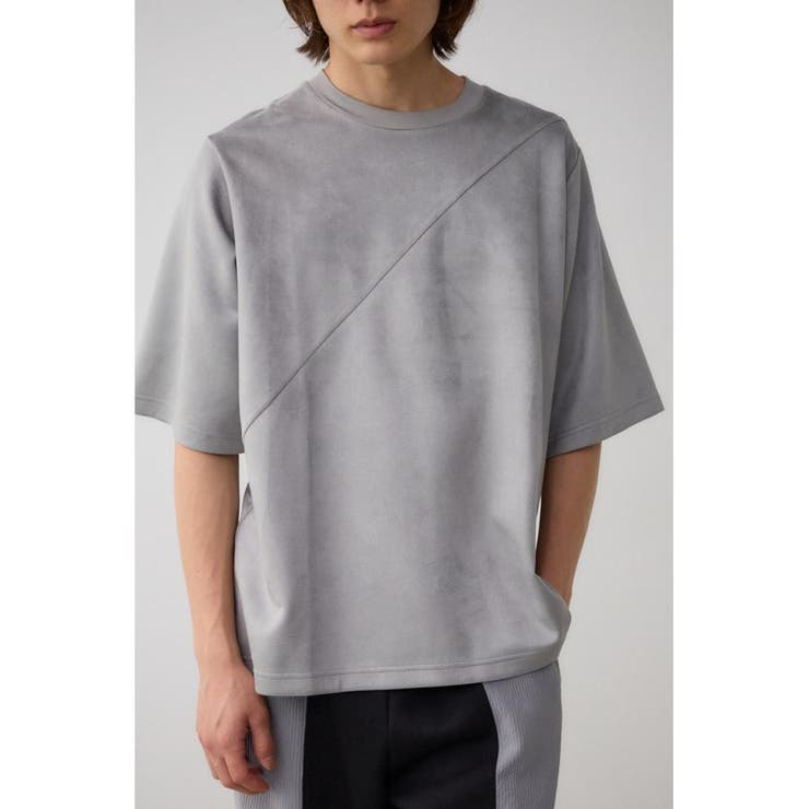 GRY | フェイクスウェード切替トップス | AZUL BY MOUSSY