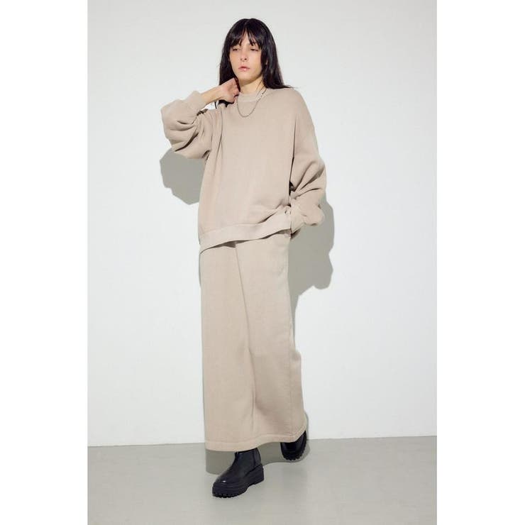 ピグメント起毛裏毛クルーネックトップス | AZUL BY MOUSSY | 詳細画像19 