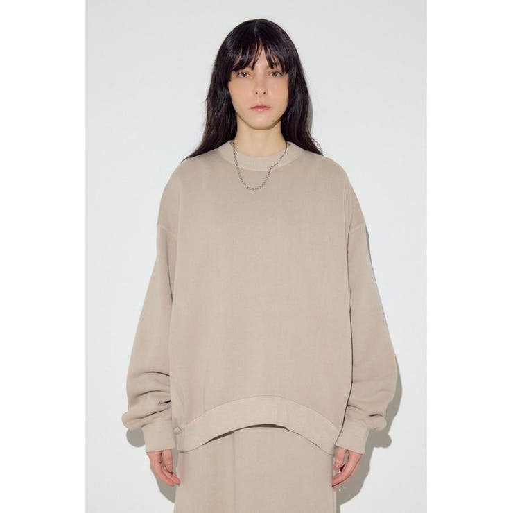 ピグメント起毛裏毛クルーネックトップス | AZUL BY MOUSSY | 詳細画像20 