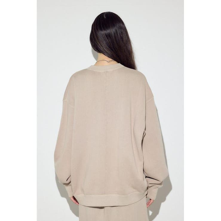 ピグメント起毛裏毛クルーネックトップス | AZUL BY MOUSSY | 詳細画像22 