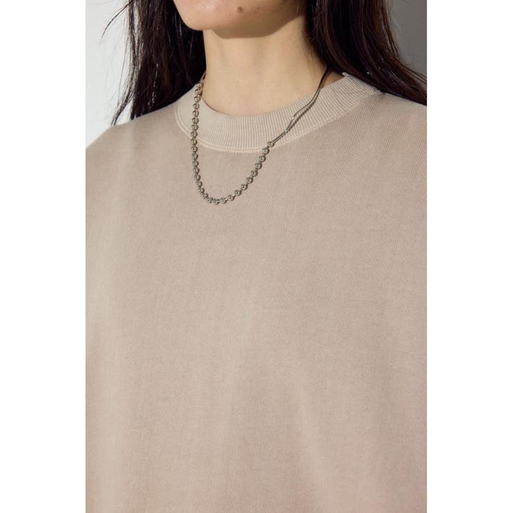 ピグメント起毛裏毛クルーネックトップス | AZUL BY MOUSSY | 詳細画像23 