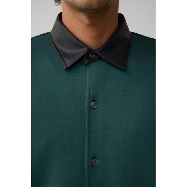 フェイクレザースウィッチングシャツ | AZUL BY MOUSSY | 詳細画像19 