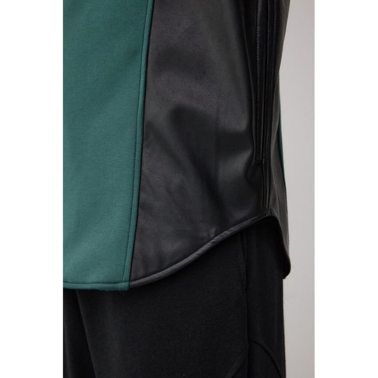 フェイクレザースウィッチングシャツ | AZUL BY MOUSSY | 詳細画像22 