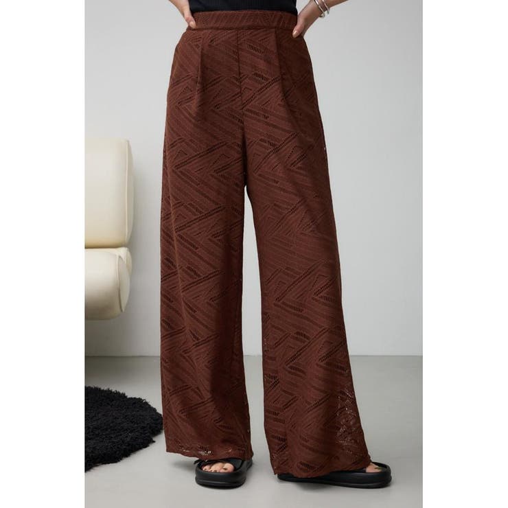 レースリラックスパンツ | AZUL BY MOUSSY | 詳細画像28 