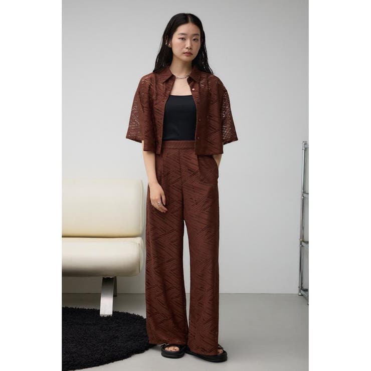 レースリラックスパンツ | AZUL BY MOUSSY | 詳細画像30 