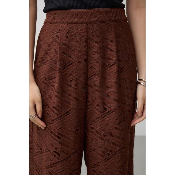 レースリラックスパンツ | AZUL BY MOUSSY | 詳細画像34 