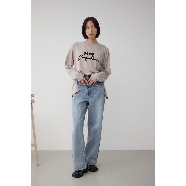 シシュウロゴロングスリーブTシャツ | AZUL BY MOUSSY | 詳細画像24 