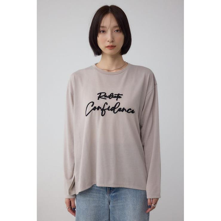 シシュウロゴロングスリーブTシャツ | AZUL BY MOUSSY | 詳細画像25 