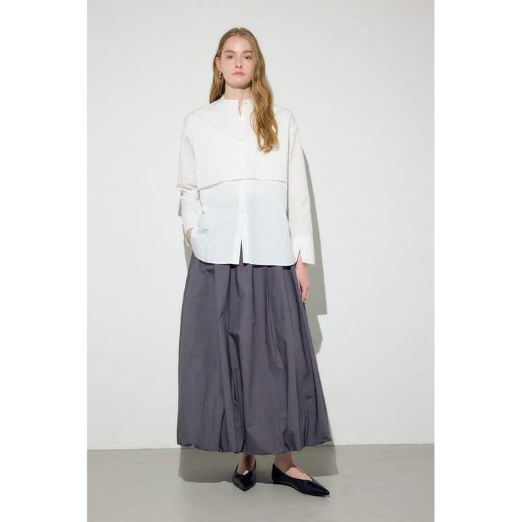 レイヤードバンドカラーシャツ | AZUL BY MOUSSY | 詳細画像3 