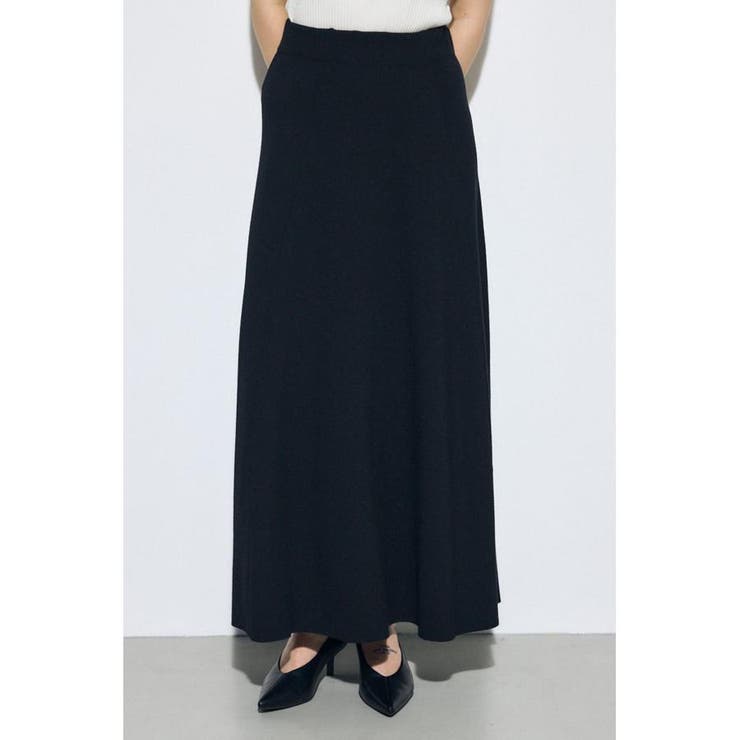 フレアニットロングスカート | AZUL BY MOUSSY | 詳細画像2 