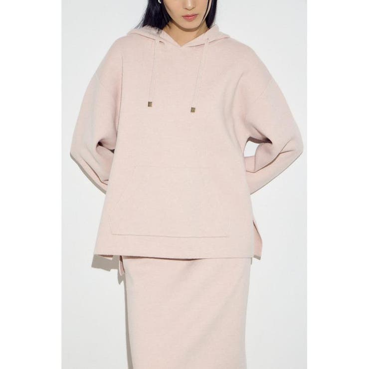L/PNK1 | スウェッターニットパーカー | AZUL BY MOUSSY