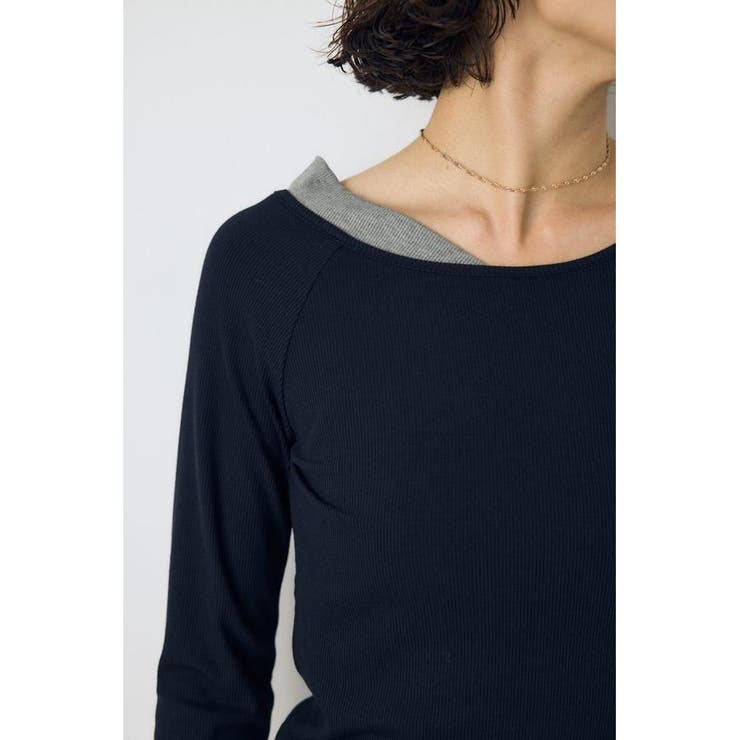 バイカラー長袖トップス | AZUL BY MOUSSY | 詳細画像15 
