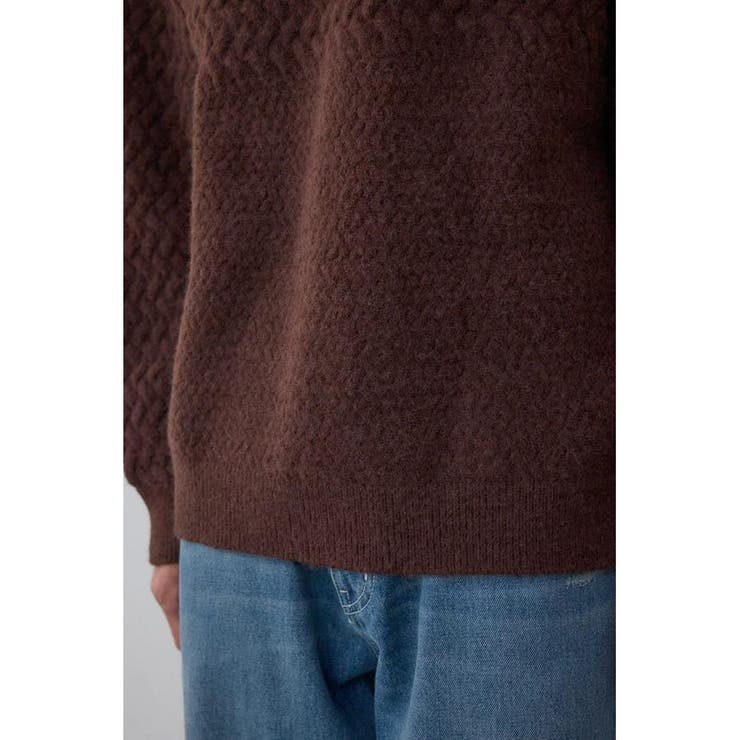 バスケット編み切り替えニットトップス | AZUL BY MOUSSY | 詳細画像33 