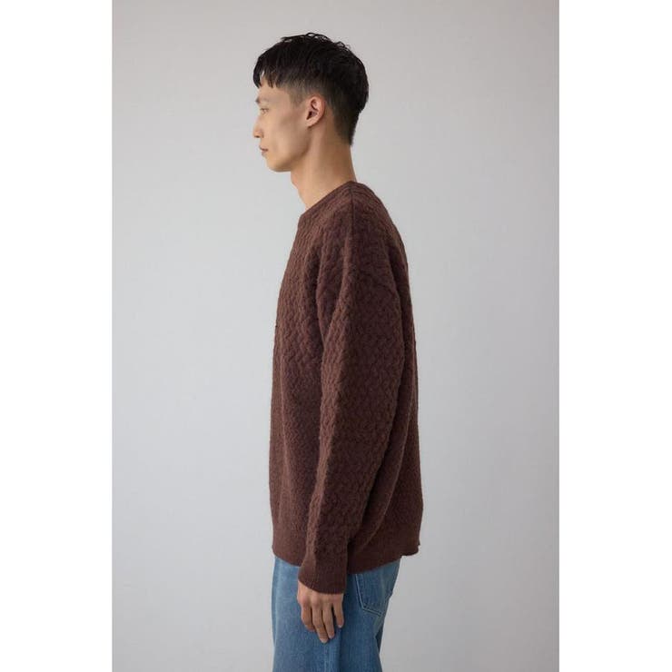 バスケット編み切り替えニットトップス | AZUL BY MOUSSY | 詳細画像28 