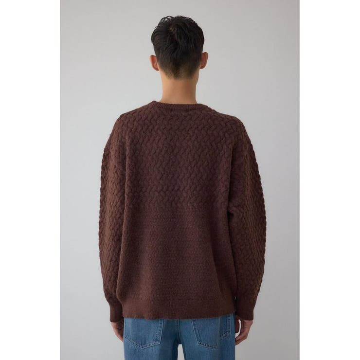 バスケット編み切り替えニットトップス | AZUL BY MOUSSY | 詳細画像29 