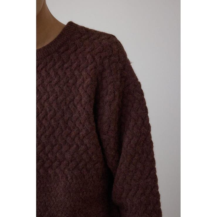 バスケット編み切り替えニットトップス | AZUL BY MOUSSY | 詳細画像31 