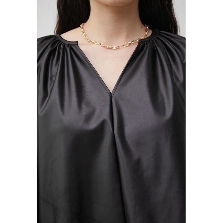 GATHER DESIGN FAUX LEATHER BL | AZUL BY MOUSSY | 詳細画像8 