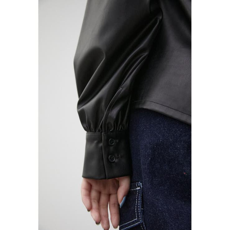 GATHER DESIGN FAUX LEATHER BL | AZUL BY MOUSSY | 詳細画像9 