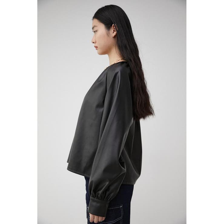 GATHER DESIGN FAUX LEATHER BL | AZUL BY MOUSSY | 詳細画像5 