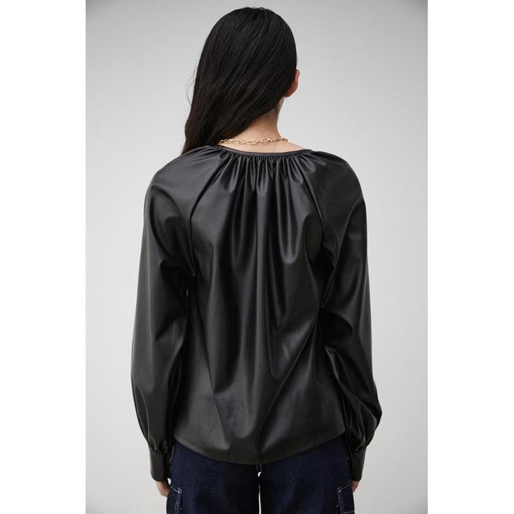 GATHER DESIGN FAUX LEATHER BL | AZUL BY MOUSSY | 詳細画像6 