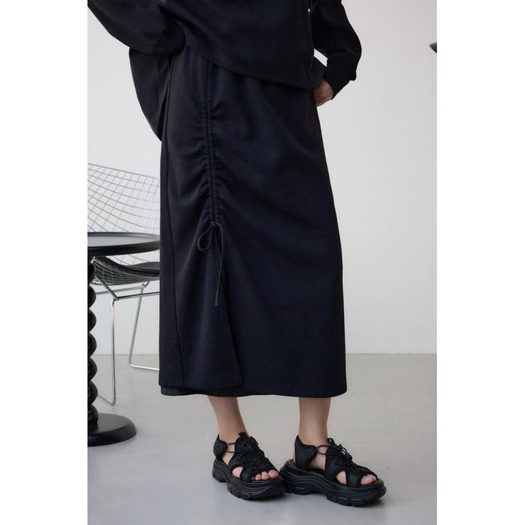 BLK | フハクデザインドッキングスカート | AZUL BY MOUSSY
