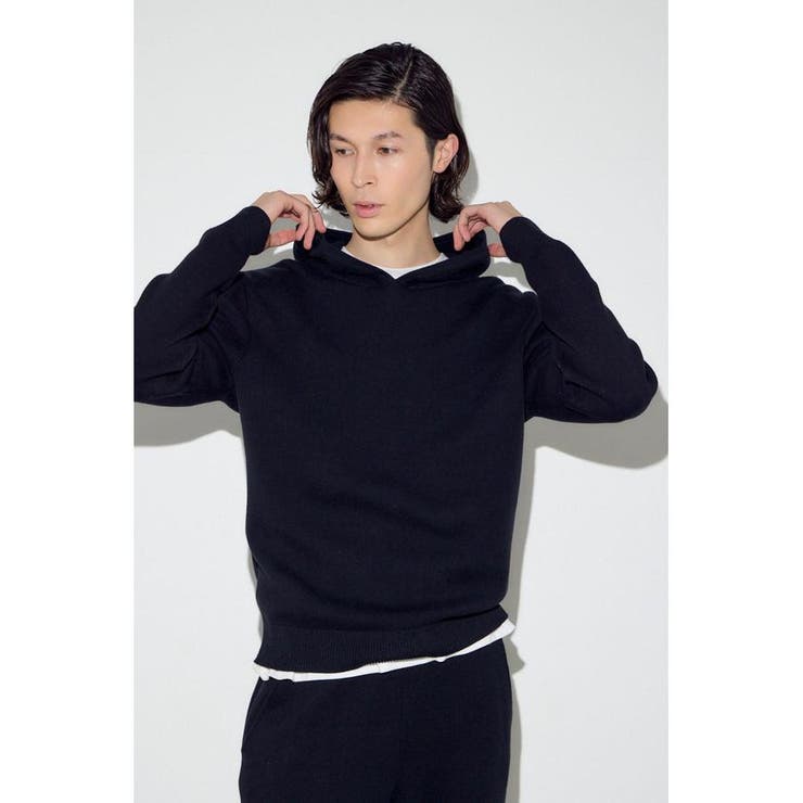 ハイゲージニットフーディー | AZUL BY MOUSSY | 詳細画像15 