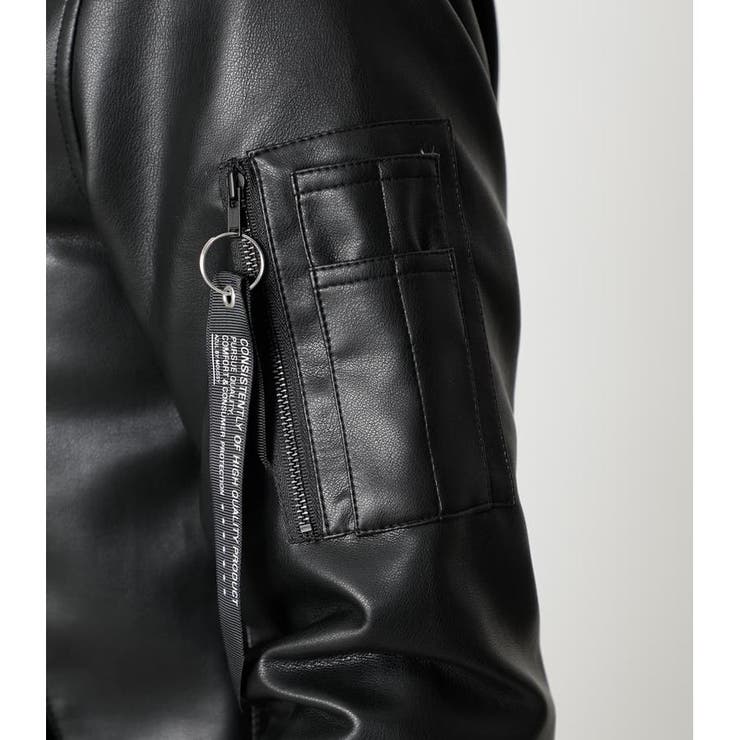 ECO LEATHER MA-1 | AZUL BY MOUSSY | 詳細画像9 