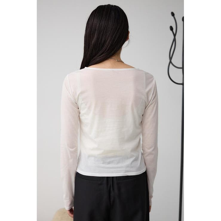 ベーシックシアーカットソー | AZUL BY MOUSSY | 詳細画像6 