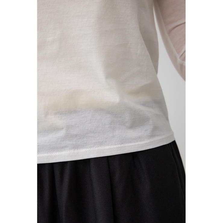 ベーシックシアーカットソー | AZUL BY MOUSSY | 詳細画像10 