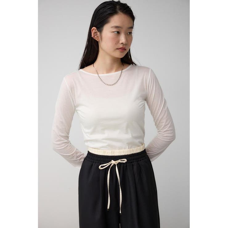 ベーシックシアーカットソー | AZUL BY MOUSSY | 詳細画像2 