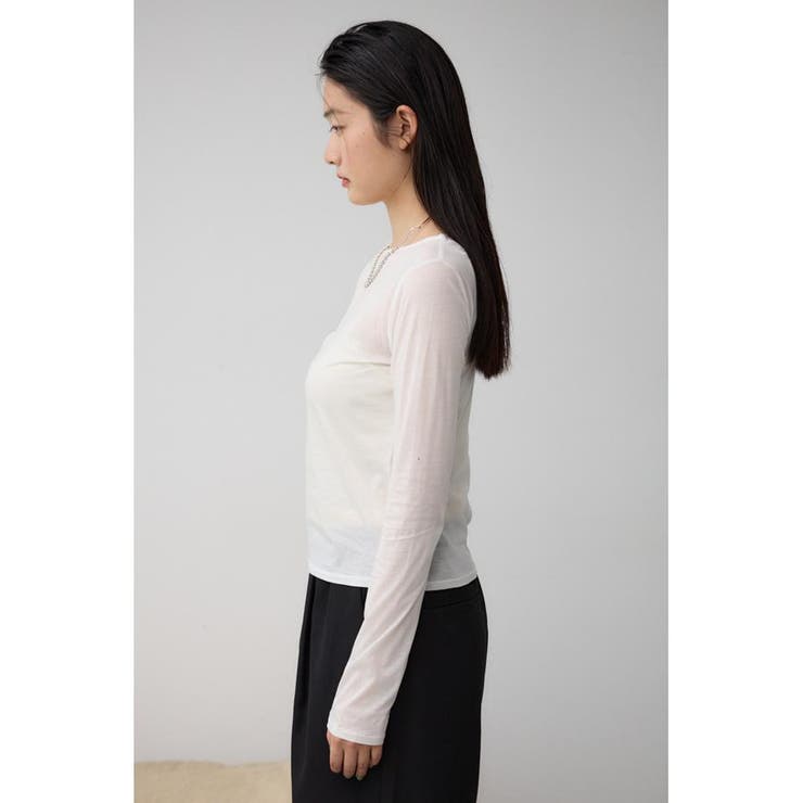 ベーシックシアーカットソー | AZUL BY MOUSSY | 詳細画像5 