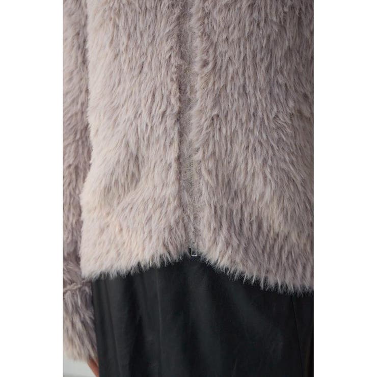 Wジップシャギーニットカーディガン | AZUL BY MOUSSY | 詳細画像32 