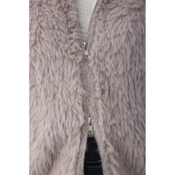 Wジップシャギーニットカーディガン | AZUL BY MOUSSY | 詳細画像33 