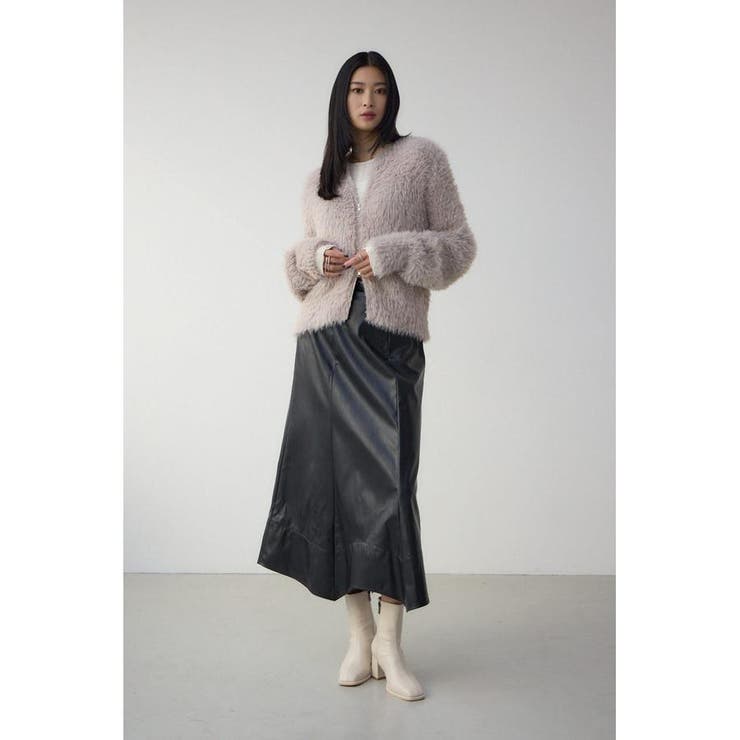 Wジップシャギーニットカーディガン | AZUL BY MOUSSY | 詳細画像24 