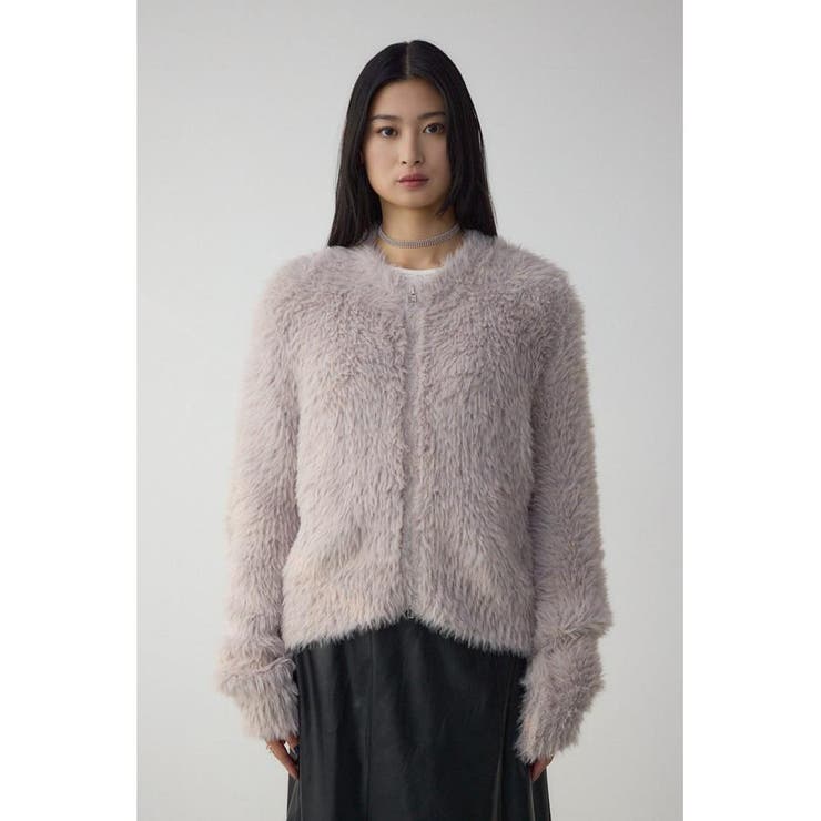 Wジップシャギーニットカーディガン | AZUL BY MOUSSY | 詳細画像25 