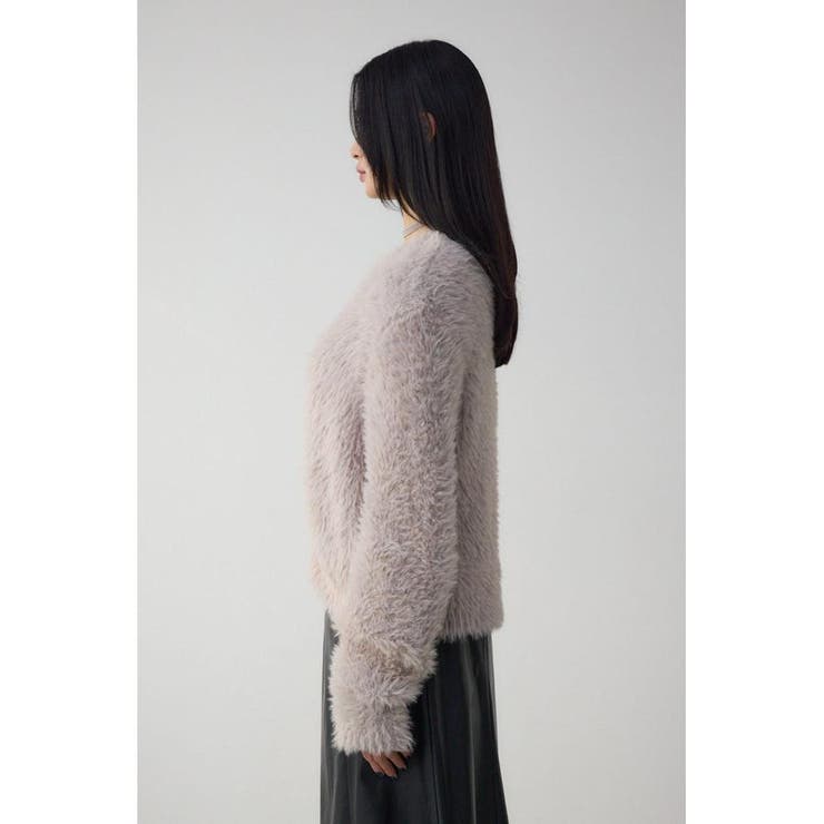 Wジップシャギーニットカーディガン | AZUL BY MOUSSY | 詳細画像26 