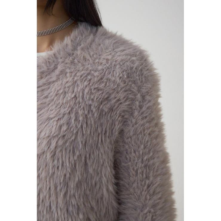 Wジップシャギーニットカーディガン | AZUL BY MOUSSY | 詳細画像30 