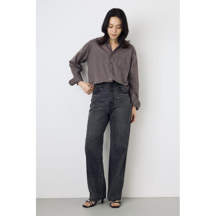 AZUL DENIM ハイウエストワイドデニム | AZUL BY MOUSSY | 詳細画像21 