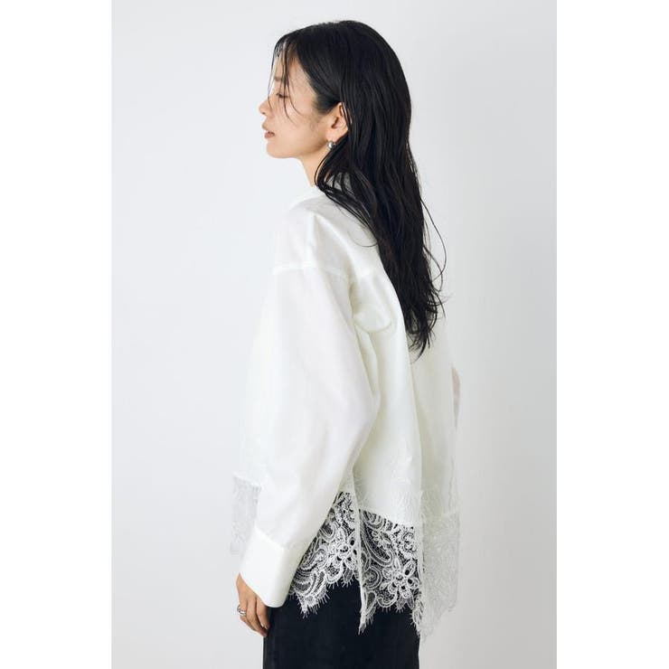 レースドッキングシャツ | AZUL BY MOUSSY | 詳細画像2 