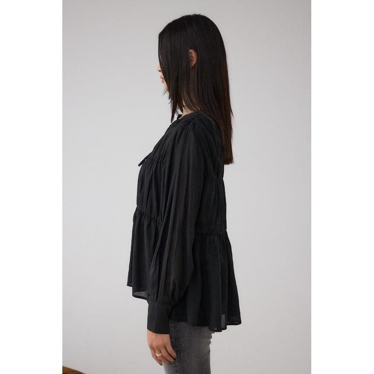 フロントリボン長袖シャツカーディガン | AZUL BY MOUSSY | 詳細画像16 